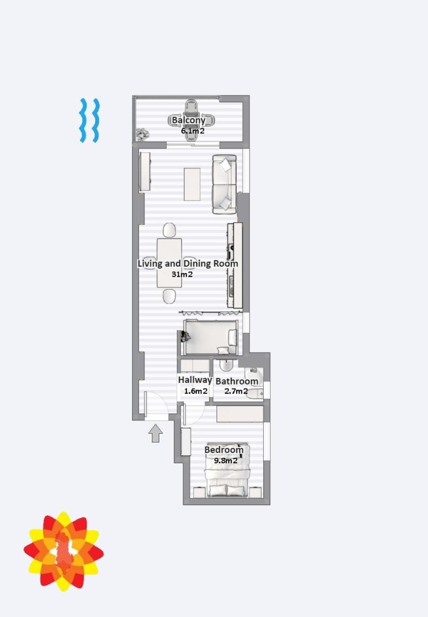 Sail Ocean View Apartments Sarandë Eksteriør billede